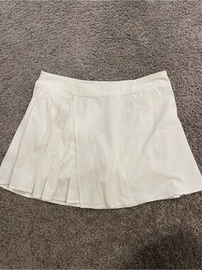 Avia White Women's Pleated Athletic Skort